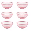 Kuber Industries Pack of 5 Fruit Basket | Stainless Steel Vegetables Strainer | Colander Basket for Pasta-Noodles-Grains | Mesh Basket with Handle | 8 Inch | Silver