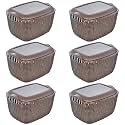 Kuber Industries (Pack of 3) Storage Basket | Small M 15 | Multipurposes Countertop Baskets | Basket For Storage, Kitchen, Stationary | Cabinets Storage Organizer | Brown