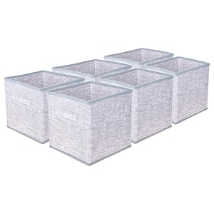 kuber industries disney mickey print non woven fabric modular closet organizer box with handle for cube storage units in closet set of 3black-kubmart16029