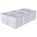 Kuber Industries Disney Mickey Print Non Woven Fabric Modular Closet Organizer Box with Handle for Cube Storage Units in Closet Set Of 3(Black)-KUBMART16029