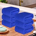 Kuber Industries Pack of 12 Super Absorbent &amp; Reusable Microfibre Face Towel for Women | 15x15 In | 250 GSM Kids Soft &amp; Easy to Wash Small Towels for Face and Hand | Zig Zag Green