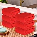 Kuber Industries Pack of 12 Super Absorbent &amp; Reusable Microfibre Face Towel for Women | 15x15 In | 250 GSM Kids Soft &amp; Easy to Wash Small Towels for Face and Hand | Zig Zag Green