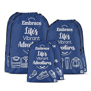 kuber industries pack of 3 travel organizer combo set  storage bags set  water-resistant organizer for shoe-garments-laundry-lingerie  cloth carrying bag  small-medium-large  gray