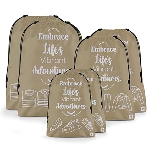 kuber industries pack of 3 travel organizer combo set  storage bags set  water-resistant organizer for shoe-garments-laundry-lingerie  cloth carrying bag  small-medium-large  gray