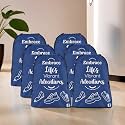 Kuber Industries Travel Packing Bags, Pack of 6 | Waterproof Organizer Pouches for | Royal Blue