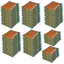 Kuber Industries Pack of 24 Saree Cover | Dress Packing Bags with Zip | Saree Pouches for Storage | Clothes Organizer for Wardrobe | Green