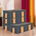 Kuber Industries 24 Liter Clothes Storage Box | Foldable Steel Frame Clothes Organizer | Storage Box For Wardrobe-Saree-Shirts And Blankets | Underbed Storage Bag | Brown