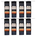 Kuber Industries Shoe Stoarge Rack | 4 Shelf Closet Hanging Organizer | Foldable Wardrobe Storage For Cloth, Toys | Dress Shelf For Clothes with Velcro | Plain | Black