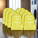 Kuber Industries Pack of 8 Travel Packing Bags | Travel Pouches | Parachute Travel Organizer | Storage Organizer Bags for Travel-Hiking-Adventure | Waterproof Laundry Bag | Small | Yellow