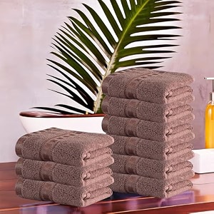 kuber industries pack of 3 cotton face towel  14x21 inch  workout gym napkins  hand towel for men amp woman  quick-drying napkins for travel use  check border  golden