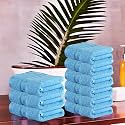 Kuber Industries (Pack of 3) Cotton Face Towel | 14x21 Inch | Workout Gym Napkins | Hand Towel For Men &amp; Woman | Quick-Drying Napkins For Travel Use | Check Border | Golden