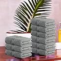 Kuber Industries Cotton 2 Pieces Bath Towel 27" x54? (Blue &amp; White)-CTKTC29740