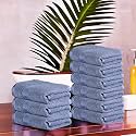 Kuber Industries (Pack of 3) Cotton Face Towel | 14x21 Inch | Workout Gym Napkins | Hand Towel for Men &amp; Woman | Quick-Drying Napkins for Travel Use | Check Border | Dark Blue