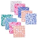 Kuber Industries 3 Piece Cotton 50 TC Roti Fittedsheet Cover Set - Assorted(3 Piece Roti Cover Set)