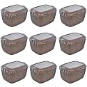 Kuber Industries (Pack of 3) Storage Basket | Small M 15 | Multipurposes Countertop Baskets | Basket For Storage, Kitchen, Stationary | Cabinets Storage Organizer | Brown