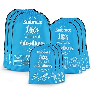 kuber industries pack of 3 travel organizer combo set  storage bags set  water-resistant organizer for shoe-garments-laundry-lingerie  cloth carrying bag  small-medium-large  gray