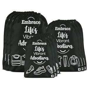 kuber industries pack of 3 travel organizer combo set  storage bags set  water-resistant organizer for shoe-garments-laundry-lingerie  cloth carrying bag  small-medium-large  gray