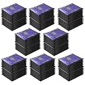 Kuber Industries Pack of 96 Saree Cover | Dress Packing Bags with Zip | Saree Pouches for Storage | Clothes Organizer for Wardrobe | Black