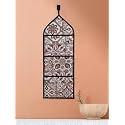 Kuber Industries Paper Holder | Foldable Hanging Organizer | PVC Star Design Document Holder | Wall Hanging Organizer with 3 Pocket | Document Holder | Brown