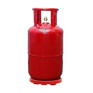 kuber industries plastic cylinder trolley with wheelsgas trolleylpg cylinder stand red ctktc30611