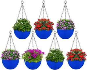 KUBER INDUSTRIES Plastic Hanging Flower Pot For