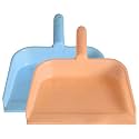 Kuber Industries Plastic Lightweight 10" Dustpan With Comfort Grip Handle for Easy Sweep Broom, Pack of 2 (Blue & Light Pink)