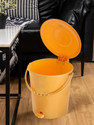 KUBER INDUSTRIES Plastic Pedal DustbinWastebin With Handle
