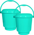 KUBER INDUSTRIES Plastic Strong Bathroom Bucket With