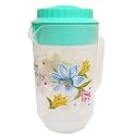Kuber Industries Polka Dots Design Plastic Drinking Water Jug 2400 ML (Blue)