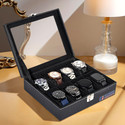 KUBER INDUSTRIES Premium Faux Leather Wrist Organiser Watch Box