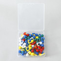 KUBER INDUSTRIES Push Pin Polystyrene Head, Nickel Point  Pins