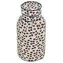 Kuber Industries PVC Circle Print Waterproof and Dustproof Cylinder Cover For Home &amp; Kitchen (Cream)