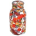 Kuber Industries PVC Fruits Print Waterproof and Dustproof Cylinder Cover For Home &amp; Kitchen (Red)