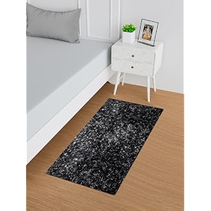 kuber industries 22x55 bedside runner for bedroom amp living room  lexus anti skid home decor carpet runner for kitchen  gray