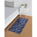 Kuber Industries Bedside Runner for Bedroom & Living Room | Lexus Home Decor Carpet | Anti Skid Carpet Rug Mat | Kitchen Runner | 22x55 | Blue