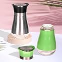 Kuber Industries Salt Shaker Box | Stainless Steel Pepper Shaker Box | Chilli Flakes Seasoning Sprinkler Box | Namak Daani | Dining Table Masala Box Dabbi | Pack of 2 | Multi