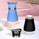Kuber Industries Salt Shaker Box | Stainless Steel Pepper Shaker Box | Chilli Flakes Seasoning Sprinkler Box | Namak Daani | Dining Table Masala Box Dabbi | Pack of 2 | Multi