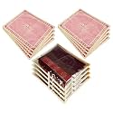 Kuber Industries Saree Cover | Single Packing Zip Closure Clothes Storage Bag | Wardrobe Organizer | Palki Packing Saree Cover | Pack of 6 | Pink