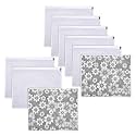 Kuber Industries Saree Storage Bag | Waterproof, Transparent, Odor-free, Durable, Easy to maintain | Non-Woven Material | Rectangular Shape | 9 Pcs | Gray