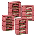Kuber Industries Clothes Organizer For Wardrobe (Pack of 6) - Storage Organizer For Saree | Shirts | Salwar Kameez - Dress Organizer For Wardrobe - Saree Covers With Zip (Polka Dots) (Black and White)