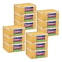 Kuber Industries (Set of 6) Saree Organizer for Wardrobe - Foldable Cloth Storage Box for Clothes | Petticoat | Sari | Lehenga | Dress - Almirah &amp; Underbed Bags with Zip Cover (Printed Design)(Yellow)