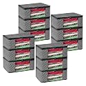Kuber Industries Clothes Organizer For Wardrobe (Pack of 6) - Storage Organizer For Saree | Shirts | Salwar Kameez - Dress Organizer For Wardrobe - Saree Covers With Zip (Polka Dots) (Black and White)