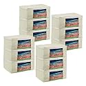 Kuber Industries Clothes Organizer For Wardrobe (Pack of 6) - Storage Organizer For Saree | Shirts | Salwar Kameez - Dress Organizer For Wardrobe - Saree Covers With Zip (Polka Dots) (Black and White)