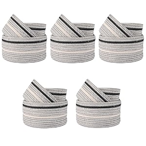 kuber industries stackable storage basketfoldable toy storage binwardrobe organizer for clothes3 different sizes grey pack of 1