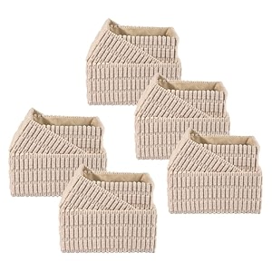 kuber industries stackable storage basketfoldable toy storage binwardrobe organizer for clothes3 different sizes grey pack of 1