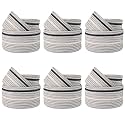 Kuber Industries Stackable Storage Basket|Foldable Toy Storage Bin|Wardrobe Organizer For Clothes|3 Different Sizes (Grey) (Pack Of 1)