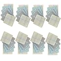 Kuber Industries (Set of 6) Handkerchief | Premium Cotton Men's Handkerchief | Hanky Set for Men | Hand Rumal for Boys | Lining Design | Dark Color