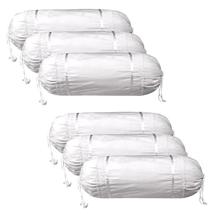 kuber industries set of 2 bolsterside pillow cover  1634x3234 cylindrical maslandmasand long pillow cover for diwan pillows  floral border-grey