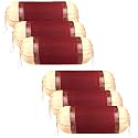 Kuber Industries Set of 2 Bolster/Side Pillow Cover | 16"x32" Cylindrical Masland/Masand Long Pillow Cover for Diwan Pillows | Gold &amp; Maroon