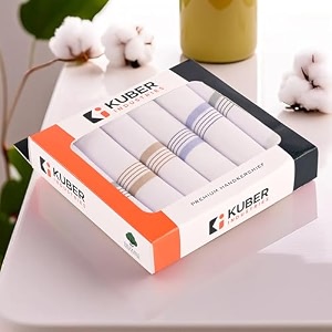 kuber industries 6 pcs set handkerchief for men cotton  hanky set for men everyday use  rumal for gents  gentle and absorbent hankieshandkerchief for boys  dark color